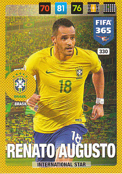 Renato Augusto Brazil 2017 FIFA 365 International Star #330